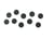 Magneet Nobo 24mm 600gr zwart 10stuks