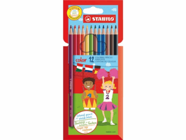 Kleurpotloden STABILO 979 color assorti kartonnen etui à 12 stuks