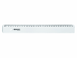 Liniaal Westcott basic kunststof 30cm transparant