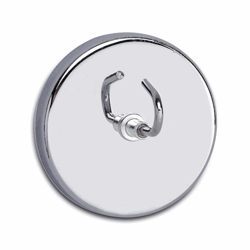Greepmagneet hechtkracht 9 kg, plafondhaak, VE = 10 stuks Ø 52 mm artikel afbeelding