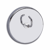 Greepmagneet hechtkracht 9 kg, plafondhaak, VE = 10 stuks Ø 52 mm