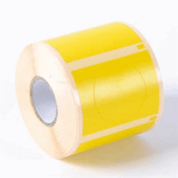 Etiket 53x40 R35- Geel   Thermo top Perm 500 etiketten per rol. Epson artikel afbeelding