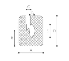 Nomapack WS schuimprofiel 40x30, Extra versterkt aan de binnenkant (Haspel 270 m)