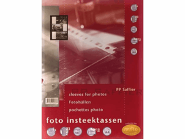 Fototas Multo A4 23-gaats 3-vaks 10x15cm + schrijfstrook PP transparant