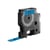 Dymo D1 labeltape 12 mm Zwart op blauw 45016