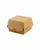 FSC® golfkarton hamburgerbox 120x120x95mm