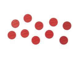 Magneet Nobo 13mm 100gr rood 10stuks