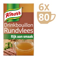 Knorr drinkbouillon rundvlees 80 zakjes