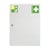 Verbandkast conform DIN 13157 met inhoud, wit, diepte 150 mm h x b = 429x315 mm