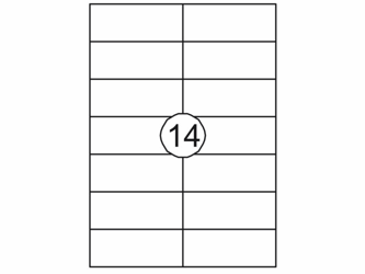ETIKET QUANTORE 105X42.4MM 1400ST artikel afbeelding