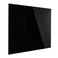 Designbord van glas, magnetisch b x h = 1200x900 mm kleur diepzwart