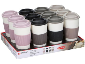 Alpina Reisbeker, PP, 450 ml, Assorti artikel afbeelding