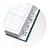 Adresboek Oxford Office Essentials A5 72vel dubbelspiraal assorti