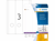 RUGETIKET HERMA SUPERPRINT 5135 297X61.MM 75ST artikel afbeelding
