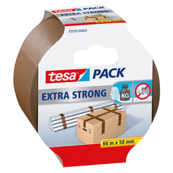Verpakkingstape Tesa 05050 extra strong 50mmx66m bruin artikel afbeelding