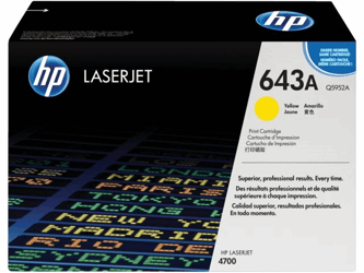 TONERCARTRIDGE HP 643A Q5952A 10K GEEL  artikel afbeelding