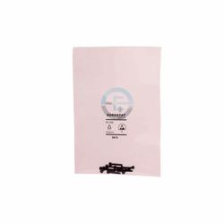 ESD Antistatische pinkpoly zak afmeting 76x102mm, dikte 90micron, verpakt per 100 stuks artikel afbeelding
