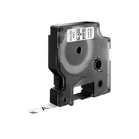 Dymo D1 Labelcassette, 9 mm x 7 m, Zwart op Wit (pak 10 stuks)
