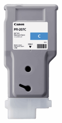 Inkcartridge Canon PFI-207 blauw artikel afbeelding