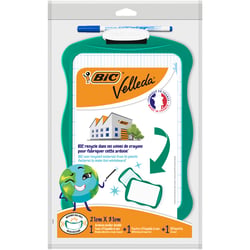 Whiteboard Bic Velleda recycled 21x31cm + stift + wisser artikel afbeelding