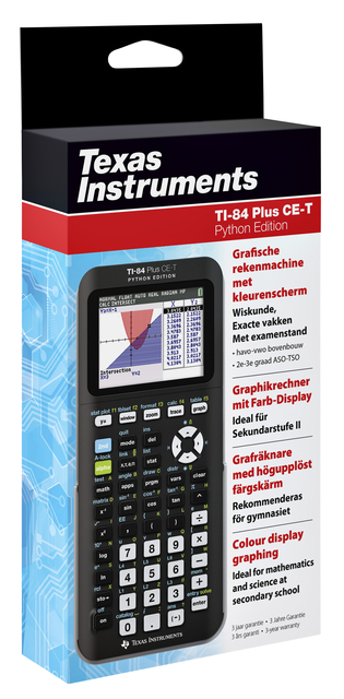 Rekenmachine TI-84 Plus CE-T Python Edition | JIP SNEL
