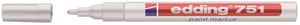 Viltstift edding 751 lakmarker rond 1-2mm wit blister à 1 stuk