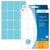 Etiket HERMA 2453 25x40mm blauw 512 stuks