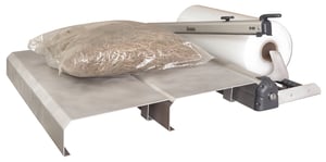 Werktafel en afroller INOX