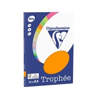 Papier CF A4 160g fel oranje/pk50v