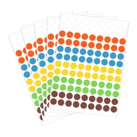 Etiket Topstick 8mm rond assorti/pk540
