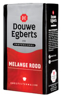 Koffie Douwe Egberts snelfiltermaling Melange Rood 250gr