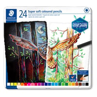 Kleurpotlood Staedtler s. soft ass/pk24