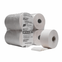 Kimberly Clark Scott Mini Jumbo toiletpapier, 2-laags, 1353vellen per rol, rollengte 180meter, kleur wit. Verpakt per 12rol