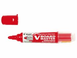 Viltstift PILOT Begreen whiteboard rond medium rood