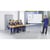 Whiteboard met verrijdbare standaard magneethoudend b x h = 2000x1000 mm