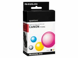 Inktcartridge Quantore alternatief tbv Canon PG-512 CL-513 zwart + 3 kleuren