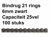BINDRUG GBC 6MM 21RINGS A4 ZWART artikel afbeelding