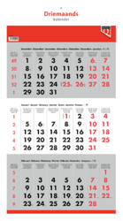 3-Maandskalender 2022 Quantore artikel afbeelding