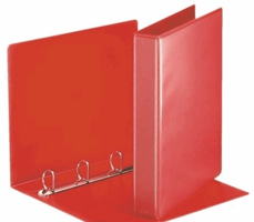 Presentatieringband Esselte Essentials panorama A4 4-rings D-mechaniek 20mm rood