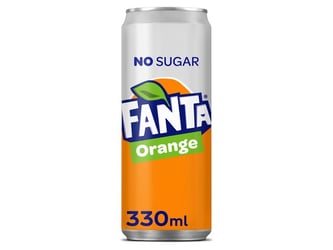 Frisdrank Fanta oran.zero 0,33l stg b/24