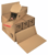 Colompac omdoos voor 3 of 6 flessendozen (181.101). Afm. 375x365x250mm. Bruin. CP 181.006
