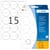 Etiket HERMA 2279 32mm transparant 240 etiketten