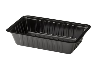 A-Bakje Type A10 150x95x30 PS Zwart Inhoud 340CC. Doosinhoud 2000 St.