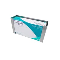 Roestvast stalen dispenser voor dispenserdozen h x b x d = 120x222x65 mm voor wandbevestiging