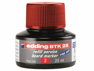 VILTSTIFTINKT EDDING BTK25 VOOR WHITEBOARD ROOD artikel afbeelding