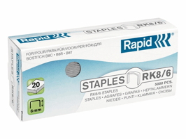 Nieten Rapid Rk 8/6 gegalv./pk 5000