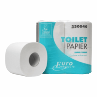 Traditioneel zacht 2-laags cellulose toiletpapier, 400-vels voorzien van ECO keurmerk.