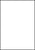 Etiket Avery Zweckform 6119 210x297mm A4 wit 25stuks