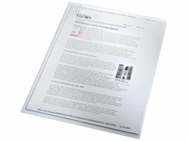 Insteekmap L-model Leitz Premium 0,13mm PP A4 transparant 100 stuks