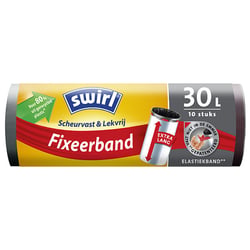 Afvalzak Swirl fixeerband 30L gr/rl10